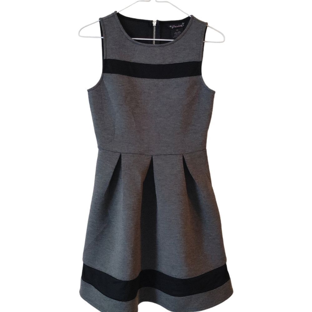 Xtraordinary sleeveless dress gray/black size xs